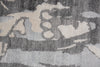 Load image into Gallery viewer, 6 x 9 Fine Quality Contemporary Handmade Wool and Silk Gray #F-4631
