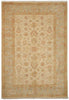 Load image into Gallery viewer, 5.7 x 8 Quality Chobi Peshawar Rug Ivory Light Blue #PIX-18778