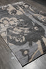 Load image into Gallery viewer, 6 x 9 Fine Quality Contemporary Handmade Wool and Silk Gray #F-4631