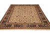 Load image into Gallery viewer, 9 x 12 High Quality Hand-Knotted Jaipur Rug Ivory Black #F-4385