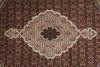 Load image into Gallery viewer, 5 x 5 Feet Mahi Herati Tabriz Rug Handmade Wool and Silk Quality Carpet #F-4633a