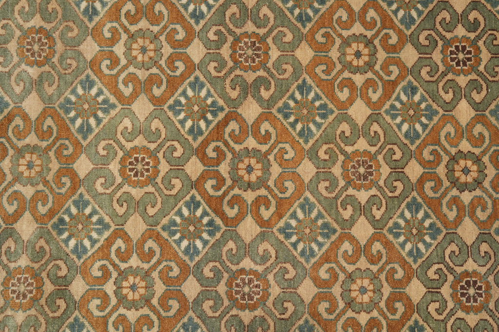 8.9 x 11.7 Quality Hand-Knotted Agra Rug #F-4386