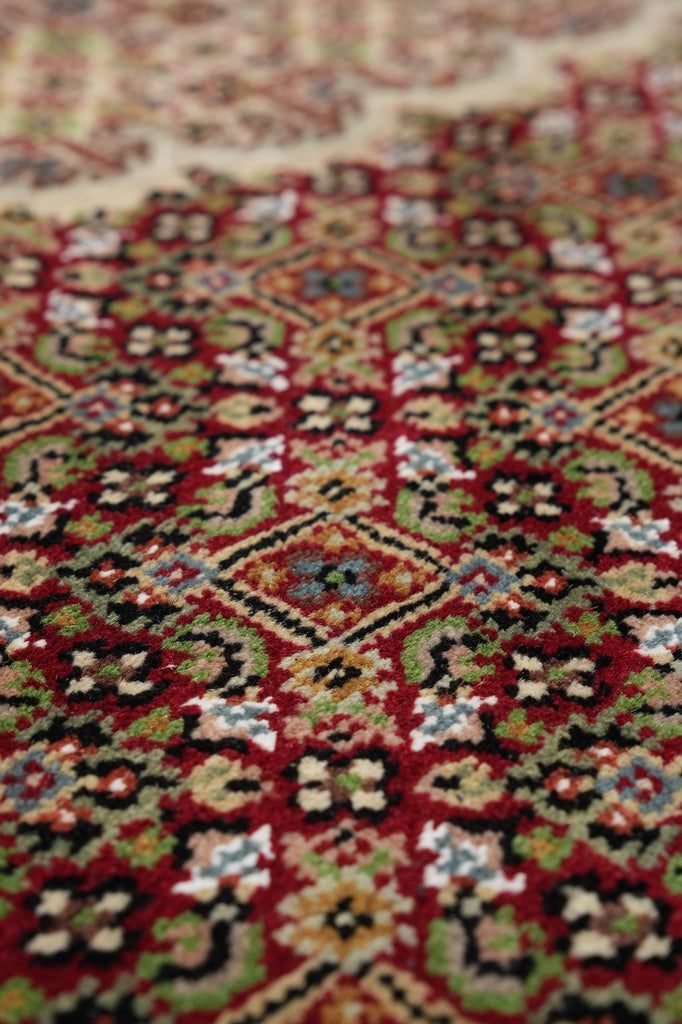5 x 5 Feet Round Mahi Tabriz Rug #F-4633