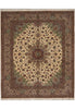 Load image into Gallery viewer, 8 x 9.7 Genuine Persian Tabriz Rug Quality 400 KPSI Wool and Silk #PIX-16066