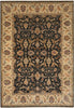 Load image into Gallery viewer, 8.10 x 12.1 New Hand-Knotted Quality Rug Natural Wool Black #F-4387