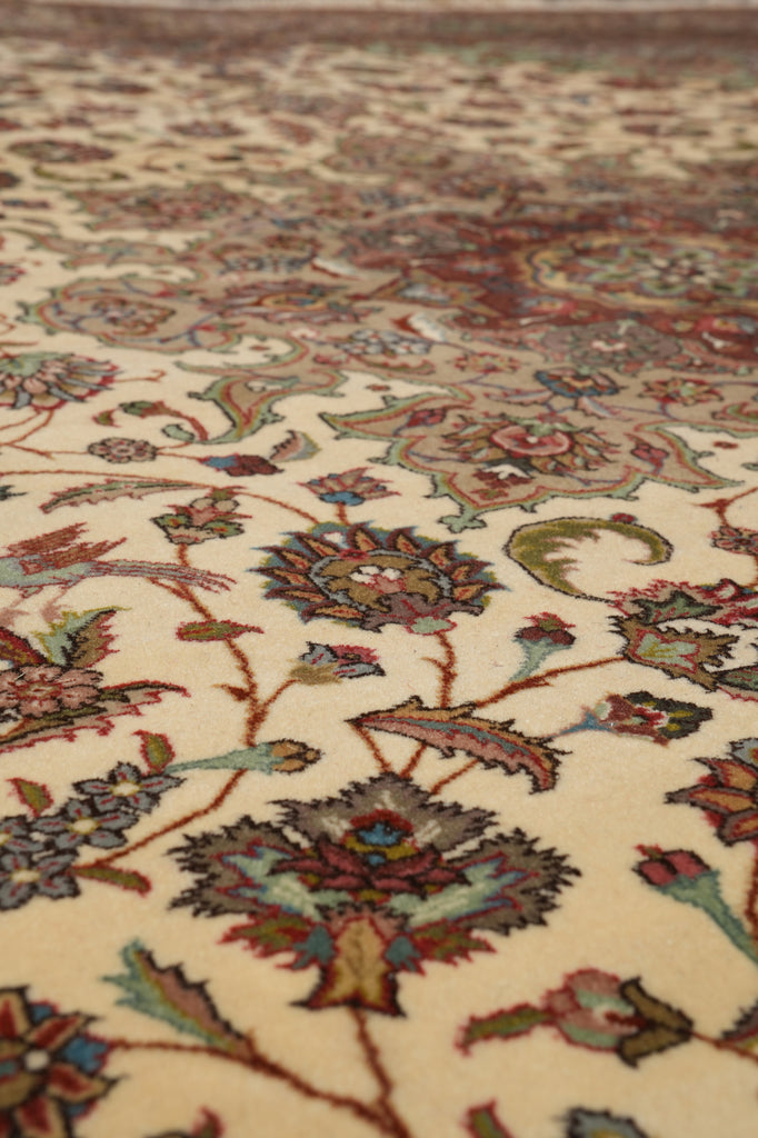 8 x 9.7 Genuine Persian Tabriz Rug Quality 400 KPSI Wool and Silk #PIX-16066