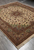 Load image into Gallery viewer, 8 x 9.7 Genuine Persian Tabriz Rug Quality 400 KPSI Wool and Silk #PIX-16066