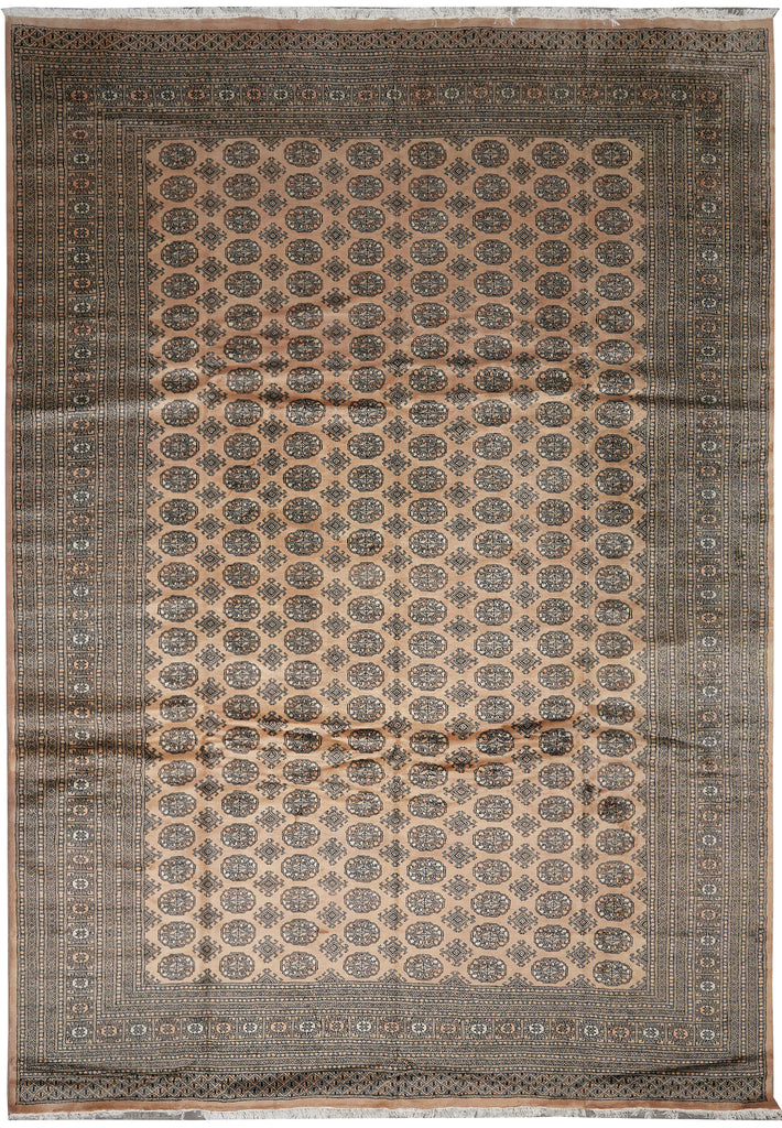 10 x 14 Bokhara Rug Handmade Pakistan Fine Wool