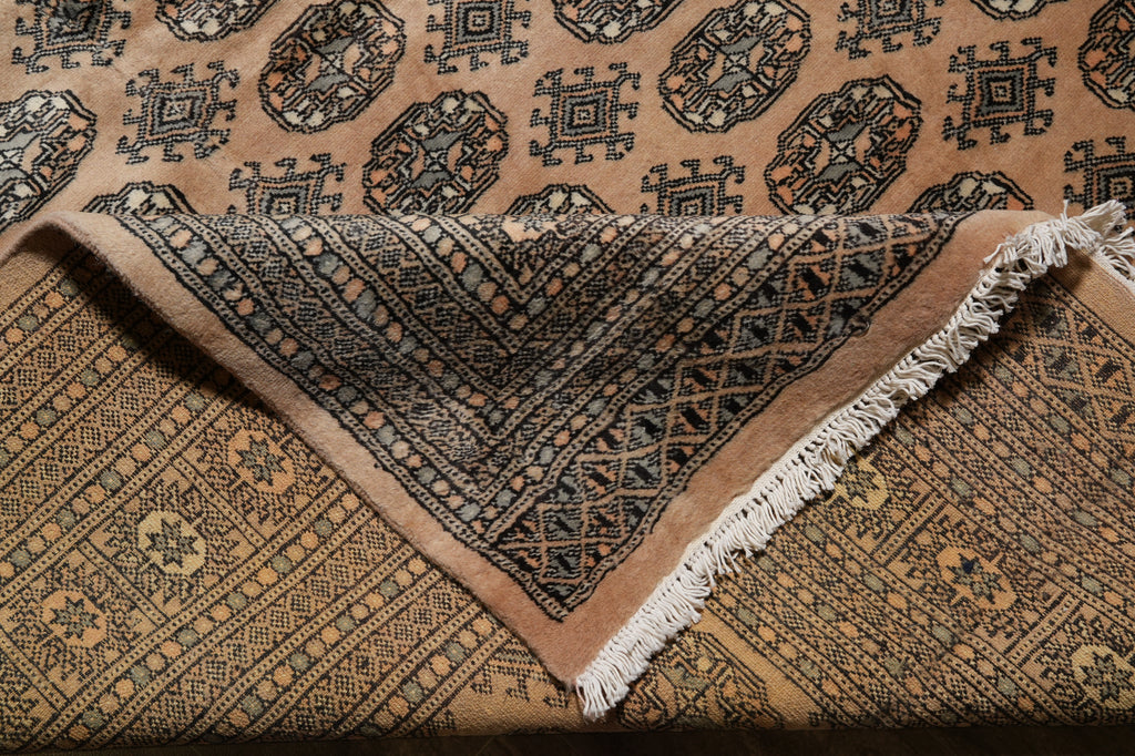 10 x 14 Bokhara Rug Handmade Pakistan Fine Wool #PIX-48947