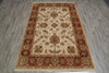 Load image into Gallery viewer, 5 x 7.5 Handmade Jaipur Rug Beige Coral #F-5716