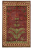 Load image into Gallery viewer, 5 x 8 Handmade Agra Rug PURPLE Intersting Pattern - India #PIX-17983