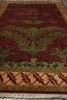 Load image into Gallery viewer, 5 x 8 Handmade Agra Rug PURPLE Intersting Pattern - India #PIX-17983