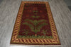 Load image into Gallery viewer, 5 x 8 Handmade Agra Rug PURPLE Intersting Pattern - India #PIX-17983