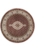 Load image into Gallery viewer, 6 Feet Round Mahi Tabriz Quality Rug Wool and Silk Handmade India