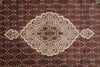 Load image into Gallery viewer, 6 Feet Round Mahi Tabriz Quality Rug Wool and Silk Handmade India #F-4634