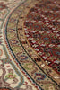 Load image into Gallery viewer, 6 Feet Round Mahi Tabriz Quality Rug Wool and Silk Handmade India #F-4634