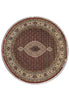 Load image into Gallery viewer, 6 x 6 Feet Round Mahi Tabriz Quality Wool and Silk Handmade Rug