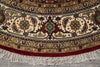 Load image into Gallery viewer, 6 x 6 Feet Round Mahi Tabriz Quality Wool and Silk Handmade Rug #F-4635