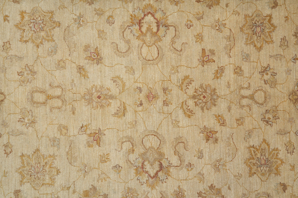5.9 x 8.4 Chobi Peshawar Ghazni Wool Rug Light #PIX-22307