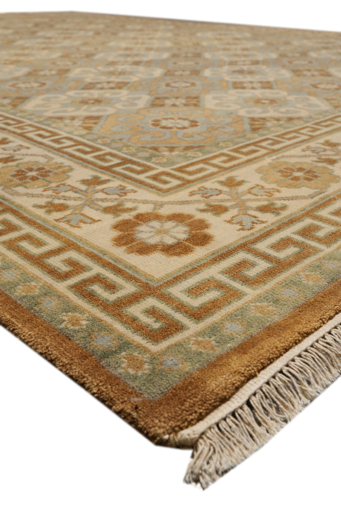 8.6 x 11.7 A Great Rug Transitional Hand-Knotted Quality Wool Carpet #F-4390