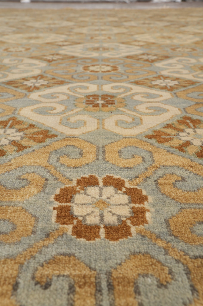 8.6 x 11.7 A Great Rug Transitional Hand-Knotted Quality Wool Carpet #F-4390