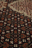 Load image into Gallery viewer, 5 x 5 Feet Round Quality Handmade Rug Wool and Silk Black Mahi Tabriz #F-4638