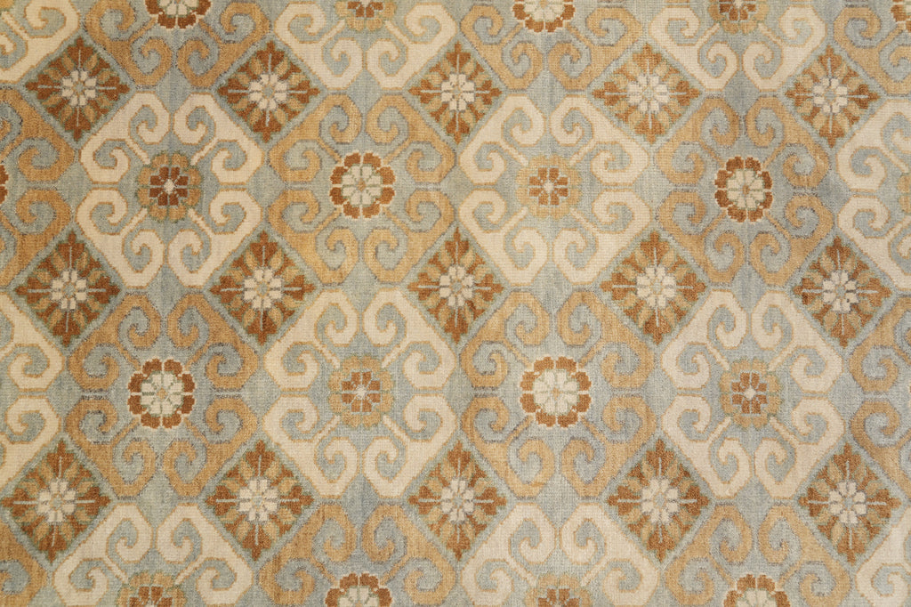 8.6 x 11.7 A Great Rug Transitional Hand-Knotted Quality Wool Carpet #F-4390