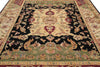 Load image into Gallery viewer, 8.4 x 11.5 Jaipur Handmade Wool Rug Black Burgundy #LA-52992