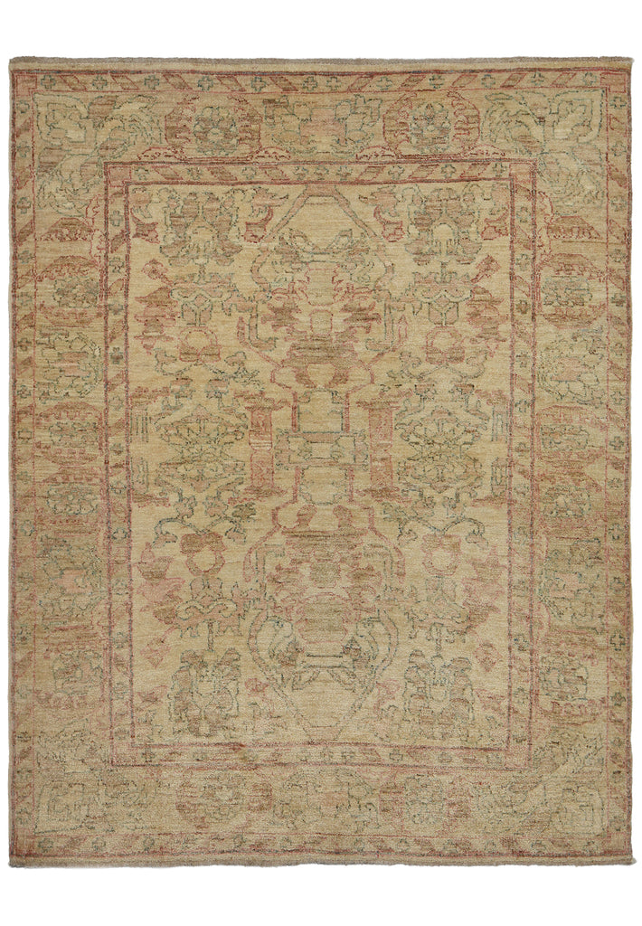 5 x 6.7 Oushak Rug Chobi Peshawar Carpet #PIX-3113