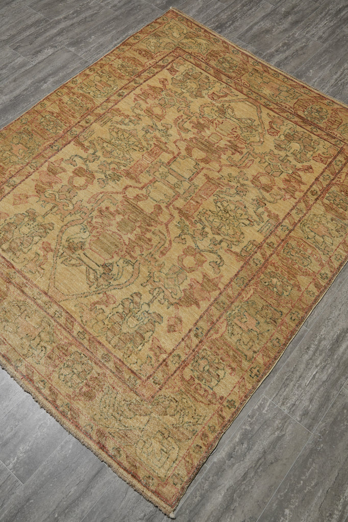 5 x 6.7 Oushak Rug Chobi Peshawar Carpet #PIX-3113