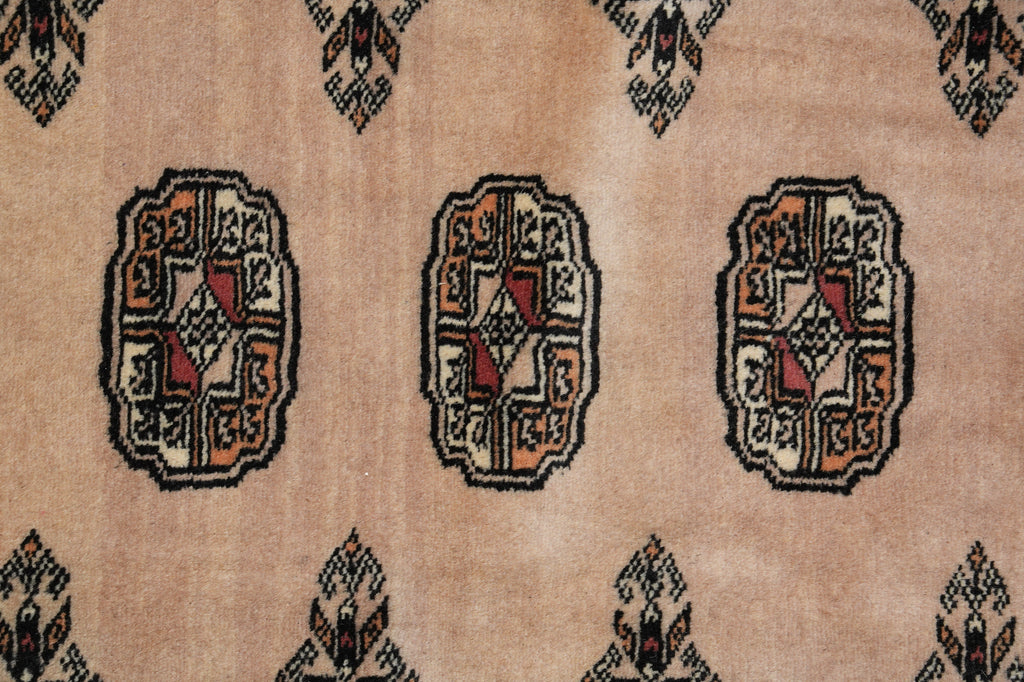 2.6 x 18 Handmade Pakistan Bokara Rug #F-4637