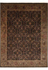 Load image into Gallery viewer, 9 x 12 Black Herekeh Handmade Jaipur Rug