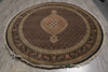 Load image into Gallery viewer, 8 x 8 Feet Round Quality Wool and Silk Mahi Tabriz Rug Sale Invemtory Clearance #F-4641