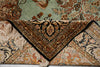 Load image into Gallery viewer, 3.7 x 5.9 Green Silk Rug Authentic Persian Qom Carpet #LA-53273