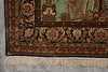 Load image into Gallery viewer, 3.7 x 5.9 Green Silk Rug Authentic Persian Qom Carpet #LA-53273