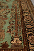 Load image into Gallery viewer, 3.7 x 5.9 Green Silk Rug Authentic Persian Qom Carpet #LA-53273