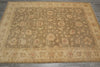 Load image into Gallery viewer, 5.6 x 7.8 Chobi Peshawar Ghazni Wool Rug Sage Gray #PIX-22308