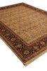 Load image into Gallery viewer, 9 x 12 Quality Wool Hand-knotted Jaipur Rug Gold Brown #PIX-13181