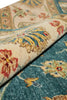 Load image into Gallery viewer, 8.9 x 11.7 Quality Wool Handmade Rug Teal Green Blue #PIX-804-105