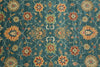 Load image into Gallery viewer, 8.9 x 11.7 Quality Wool Handmade Rug Teal Green Blue #PIX-804-105
