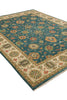 Load image into Gallery viewer, 8.9 x 11.7 Quality Wool Handmade Rug Teal Green Blue #PIX-804-105