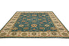 Load image into Gallery viewer, 8.9 x 11.7 Quality Wool Handmade Rug Teal Green Blue #PIX-804-105