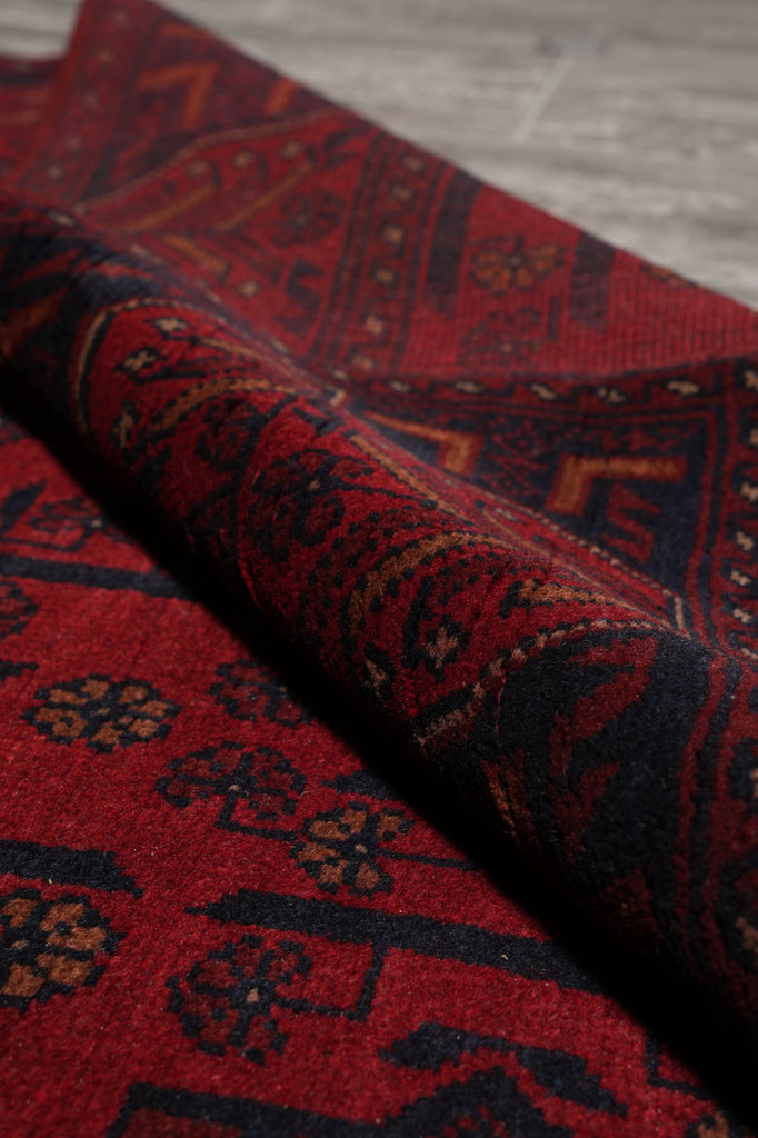 4 x 6.5 Afghan Wool Handmade Tribal Rug #PIX-26791
