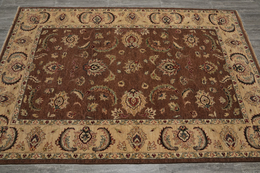5.6 x 8 Vegetable Dyed Chobi Rug #B-73609