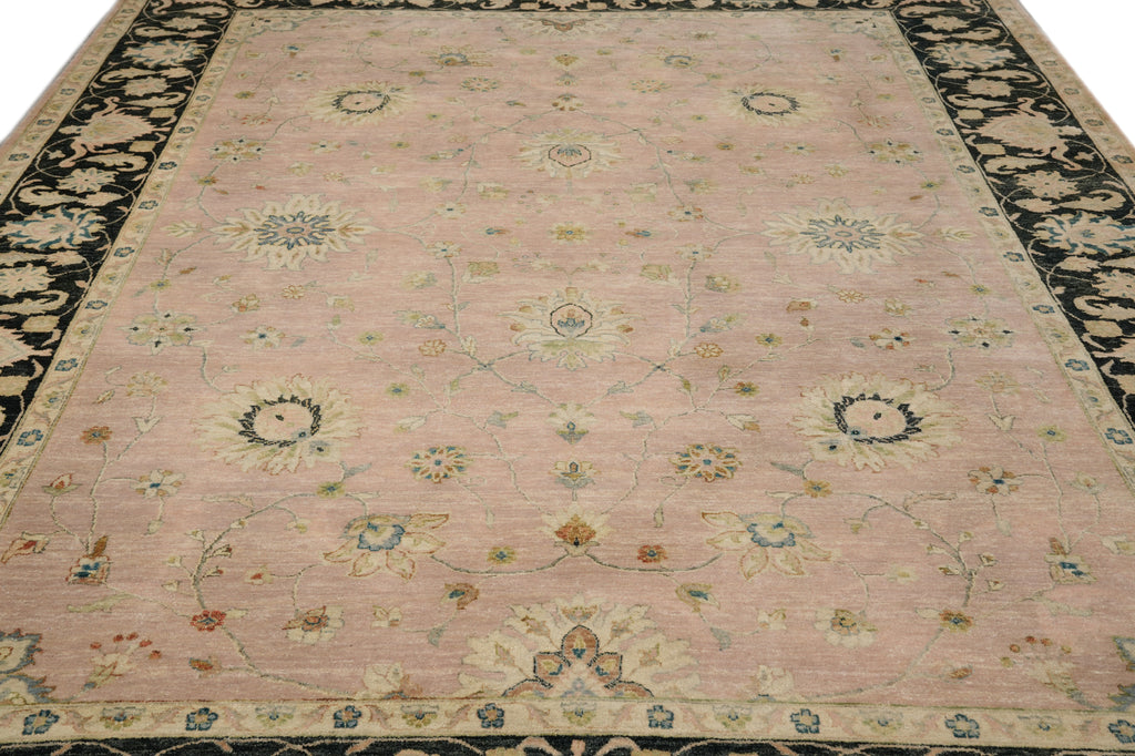 8.9 x 11.6 New Oushak Agra Handmade Rug #PIX-804-103