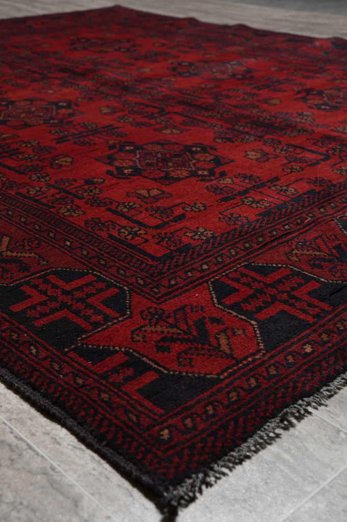 5 x 6.3 Afghan Khal Mammadi Wool Rug #PIX-28577