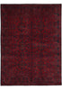Load image into Gallery viewer, 5 x 6.5 Afghan Khal Mammadi Rug Dark Red Black Sale