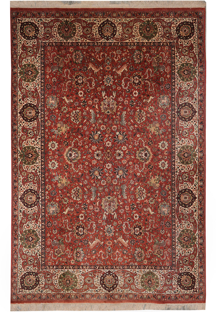 8 x 11.4 Hand-Knotted New Area Rug