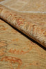 Load image into Gallery viewer, 6.5 x 9.7 Quality Natural Wool Handmade Ziglar Agra Rug Green Gold #F-6434