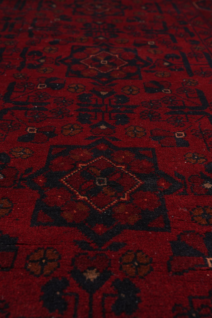 5 x 6.5 Afghan Khal Mammadi Rug Dark Red Black Sale #PIX-28569